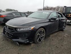 Salvage cars for sale from Copart East Granby, CT: 2018 Honda Accord Sport