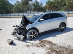 Salvage cars for sale at Fort Pierce, FL auction: 2018 KIA Sorento EX