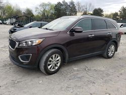 Salvage cars for sale at Madisonville, TN auction: 2016 KIA Sorento LX