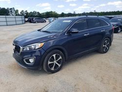 Salvage cars for sale at Harleyville, SC auction: 2016 KIA Sorento EX