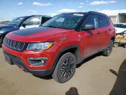 Jeep salvage cars for sale: 2021 Jeep Compass Trailhawk