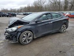 Salvage cars for sale from Copart Ellwood City, PA: 2014 Hyundai Elantra SE