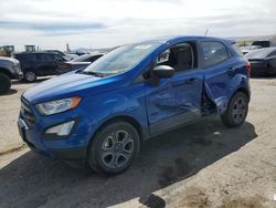 Salvage cars for sale at Albuquerque, NM auction: 2020 Ford Ecosport S