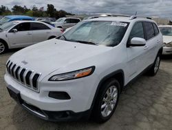 Salvage cars for sale at Martinez, CA auction: 2016 Jeep Cherokee Limited