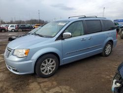 Salvage cars for sale from Copart Woodhaven, MI: 2012 Chrysler Town & Country Touring L