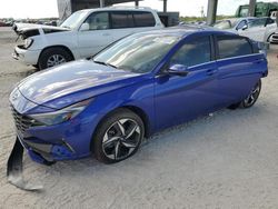 Salvage cars for sale from Copart West Palm Beach, FL: 2023 Hyundai Elantra Limited