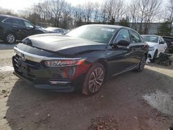 Salvage cars for sale at North Billerica, MA auction: 2019 Honda Accord Hybrid EX