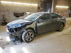 Salvage cars for sale at Angola, NY auction: 2021 KIA Forte FE