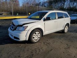 Dodge Journey se Vehiculos salvage en venta: 2017 Dodge Journey SE