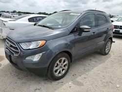 Salvage cars for sale from Copart San Antonio, TX: 2020 Ford Ecosport SE