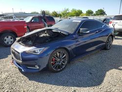 Vehiculos salvage en venta de Copart Sacramento, CA: 2017 Infiniti Q60 RED Sport 400