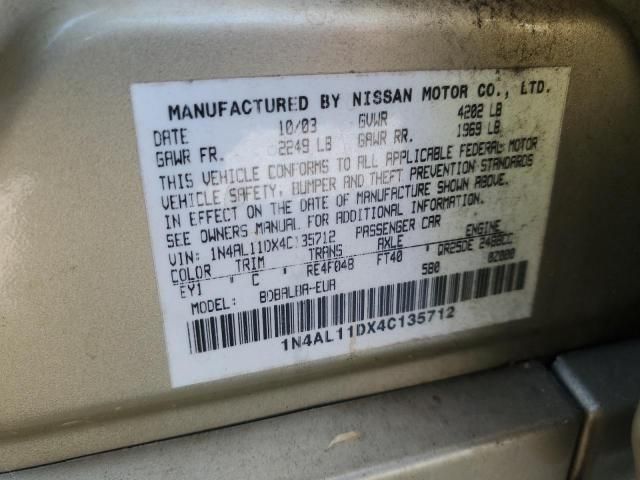 2004 Nissan Altima Base