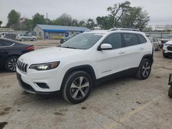 Vehiculos salvage en venta de Copart Wichita, KS: 2019 Jeep Cherokee Limited