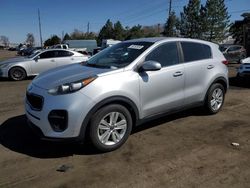 Salvage cars for sale at auction: 2018 KIA Sportage LX