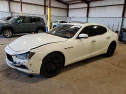 Salvage cars for sale at Pennsburg, PA auction: 2017 Maserati Ghibli S