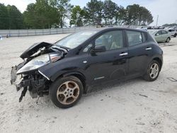 Salvage cars for sale from Copart Loganville, GA: 2012 Nissan Leaf SV