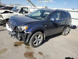 Salvage cars for sale from Copart Kansas City, KS: 2007 Mitsubishi Outlander XLS