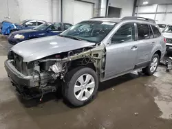 Salvage cars for sale from Copart Ham Lake, MN: 2011 Subaru Outback 2.5I Limited