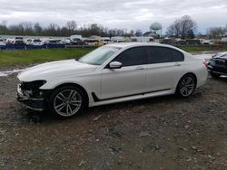 Salvage cars for sale from Copart Hillsborough, NJ: 2016 BMW 750 XI