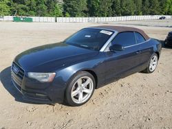 Salvage cars for sale from Copart Gainesville, GA: 2013 Audi A5 Premium Plus