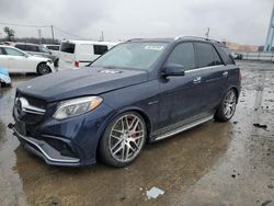 Mercedes-Benz gle-Class salvage cars for sale: 2017 Mercedes-Benz GLE 63 AMG-S 4matic