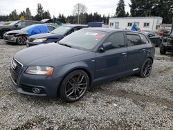 Salvage cars for sale from Copart Graham, WA: 2013 Audi A3 Premium