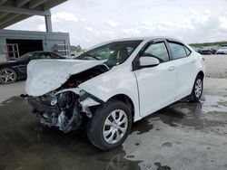 Salvage cars for sale from Copart West Palm Beach, FL: 2016 Toyota Corolla L