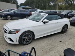 Salvage cars for sale at Seaford, DE auction: 2019 Mercedes-Benz C 300 4matic