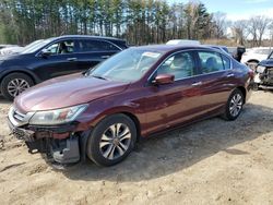 Salvage cars for sale from Copart North Billerica, MA: 2015 Honda Accord LX