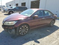 Salvage cars for sale at Jacksonville, FL auction: 2014 Honda Accord Sport