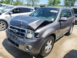 Vehiculos salvage en venta de Copart Bridgeton, MO: 2011 Ford Escape XLT