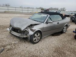 Salvage cars for sale at Kansas City, KS auction: 2002 Saab 9-3 SE