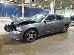 Salvage cars for sale at Woodhaven, MI auction: 2014 Dodge Charger R/T