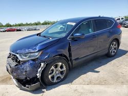 Salvage cars for sale at Fresno, CA auction: 2018 Honda CR-V EX