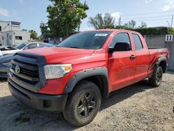 Toyota salvage cars for sale: 2016 Toyota Tundra Double Cab SR/SR5