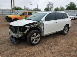 Salvage cars for sale at Oklahoma City, OK auction: 2012 Toyota Highlander Limited