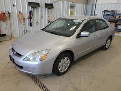 Salvage cars for sale at Mcfarland, WI auction: 2003 Honda Accord LX