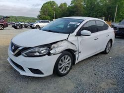 Salvage cars for sale at Concord, NC auction: 2018 Nissan Sentra S