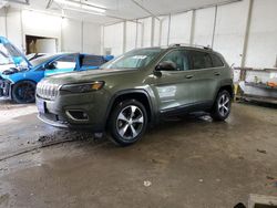 Salvage cars for sale at Madisonville, TN auction: 2019 Jeep Cherokee Limited