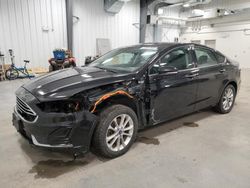 Salvage cars for sale at Ottawa, ON auction: 2020 Ford Fusion SEL