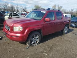 Honda salvage cars for sale: 2006 Honda Ridgeline RTL