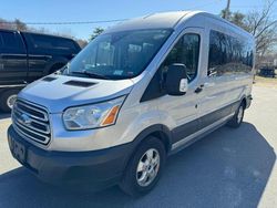 Salvage cars for sale at North Billerica, MA auction: 2017 Ford Transit T-350