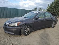 Salvage cars for sale from Copart Finksburg, MD: 2012 Honda Accord EX