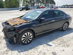 Salvage cars for sale from Copart Loganville, GA: 2015 Honda Accord Touring Hybrid