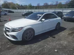 Salvage cars for sale from Copart Grantville, PA: 2021 Mercedes-Benz C 300 4matic
