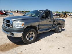 Salvage cars for sale from Copart Oklahoma City, OK: 2008 Dodge RAM 1500 ST
