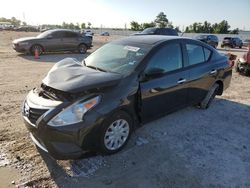 Salvage cars for sale from Copart Houston, TX: 2016 Nissan Versa S