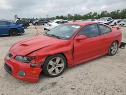 Pontiac gto salvage cars for sale: 2005 Pontiac GTO