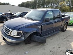 Salvage cars for sale at Seaford, DE auction: 2003 Ford F150 Supercrew