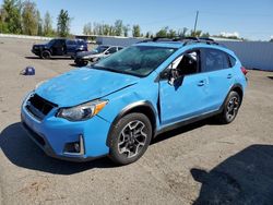 Salvage cars for sale from Copart Portland, OR: 2017 Subaru Crosstrek Limited